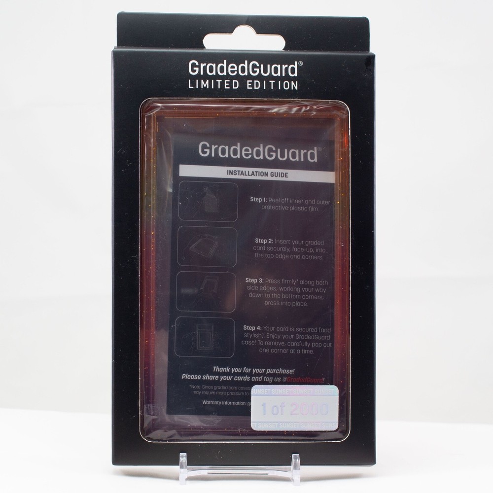 GradedGuard PSA Graded Card Case Guard Protector SUNSET Limited Edition
