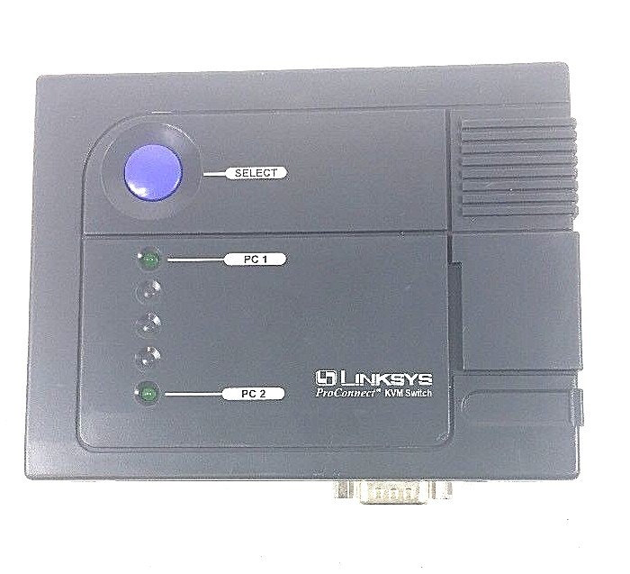 Linksys Model KVM100SK ProConnect KVM 2-Port Switch w/o Cables