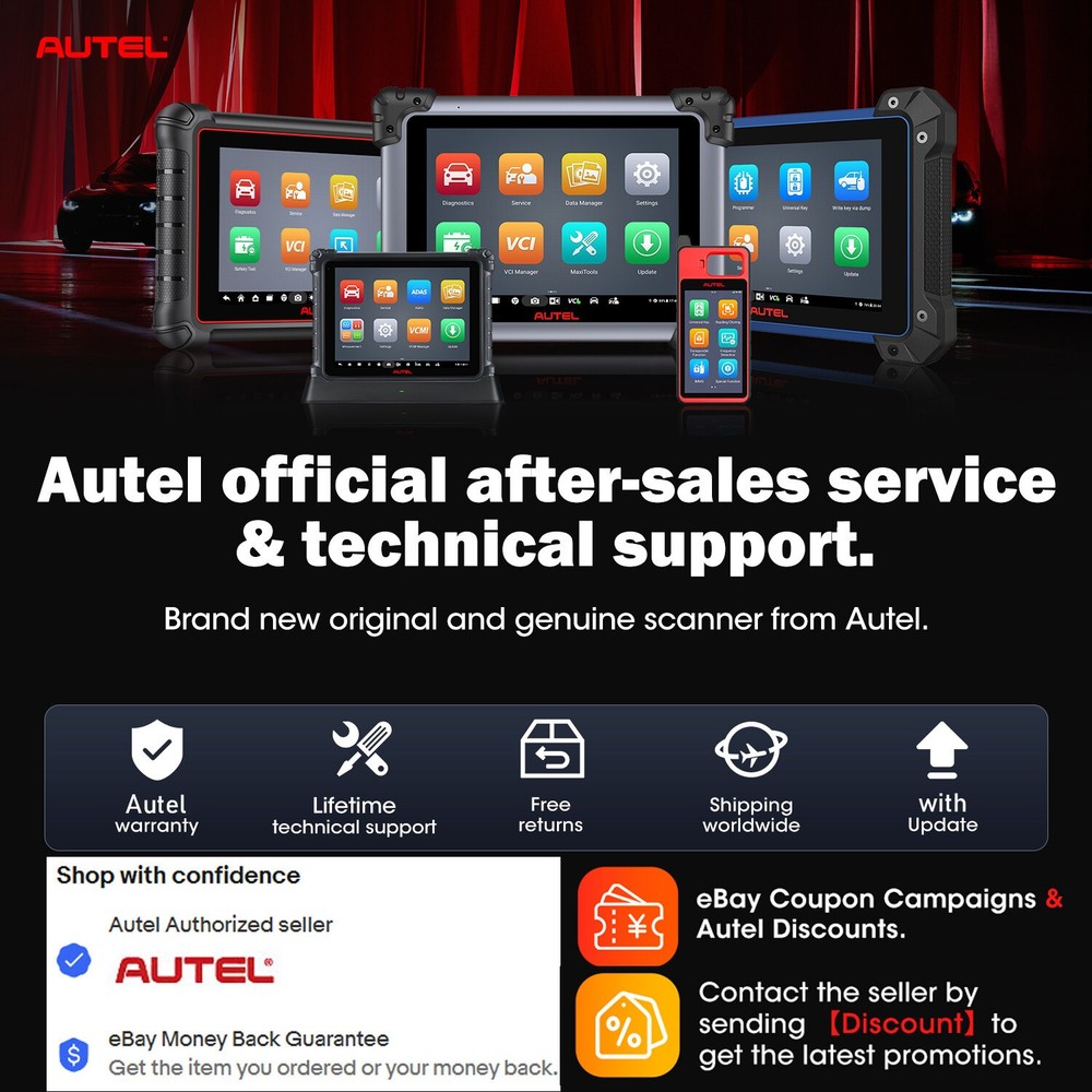 🔥2026 Autel MaxiPRO MK808S All Systems Active Test Key Coding Diagnostic Tool