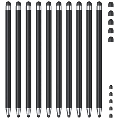 Stylus (10Pcs), Stylus Pen for Touchscreen, High Precision and Black