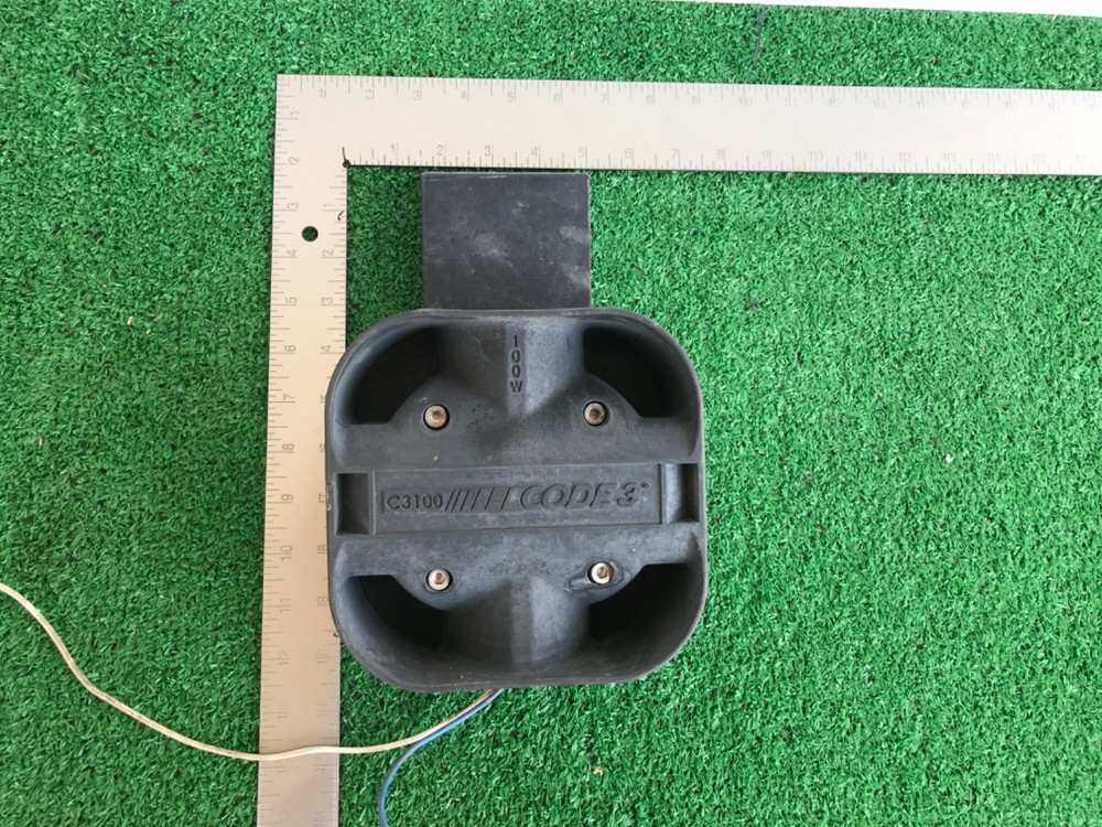 Code 3 C3100 100 Watt Siren Speaker only with Bracket  #3