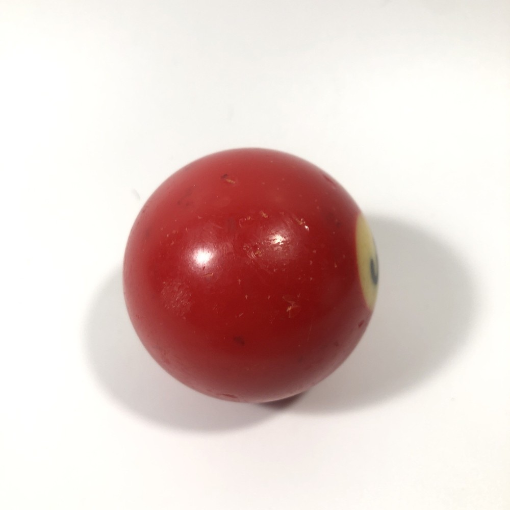 VTG Replacement Billiard Pool Ball 2 1/4" Diameter Standard # 3 Solid Red