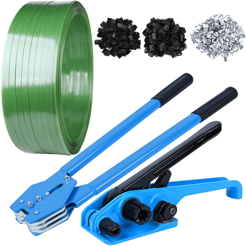 Banding Packaging 1772 FT (Length only), Strapping Kit (Blue)