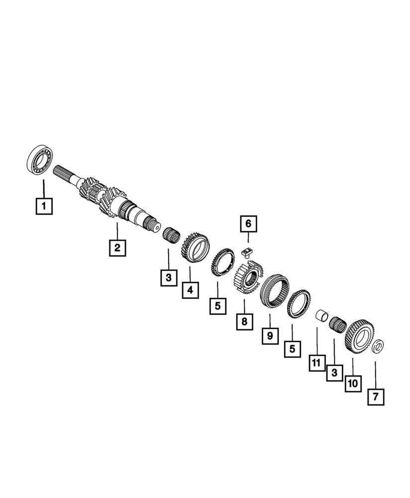 Genuine Mopar Sleeve 68146115AA