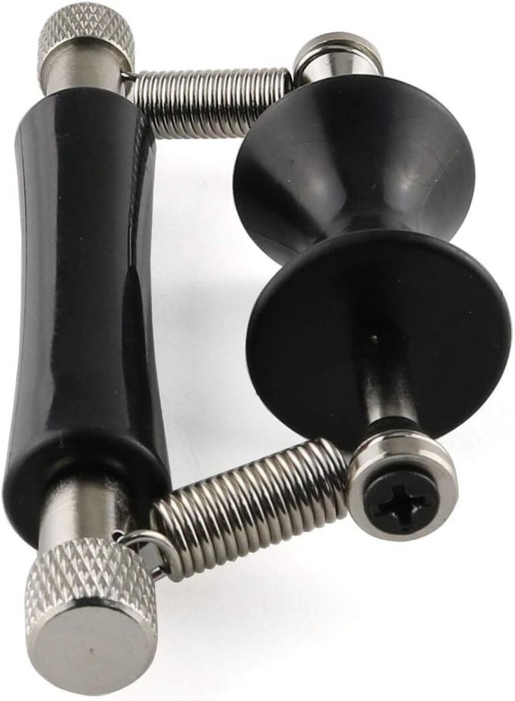 Guitar Rolling Capo Sliding Adjustable for Tuning silver + black