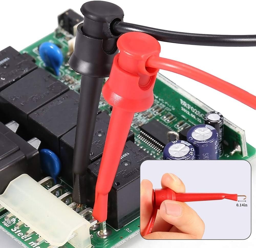 Professional Multimeter Leads Set with Replaceable Probes and Accessories