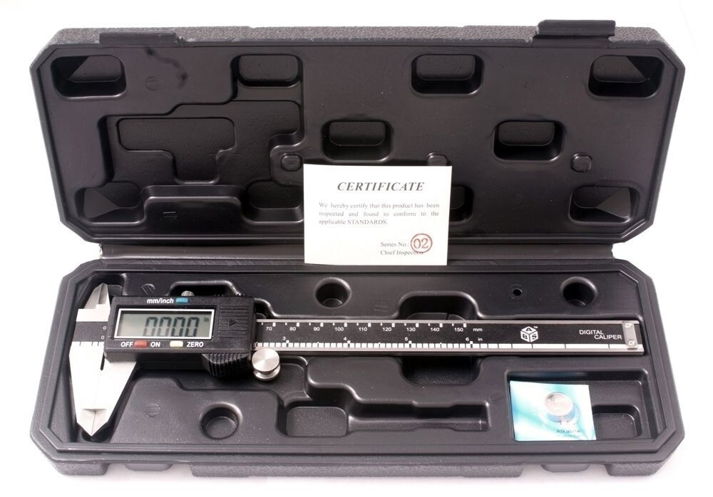 4100-0030 Electronic Digital Caliper, 6"/150 mm