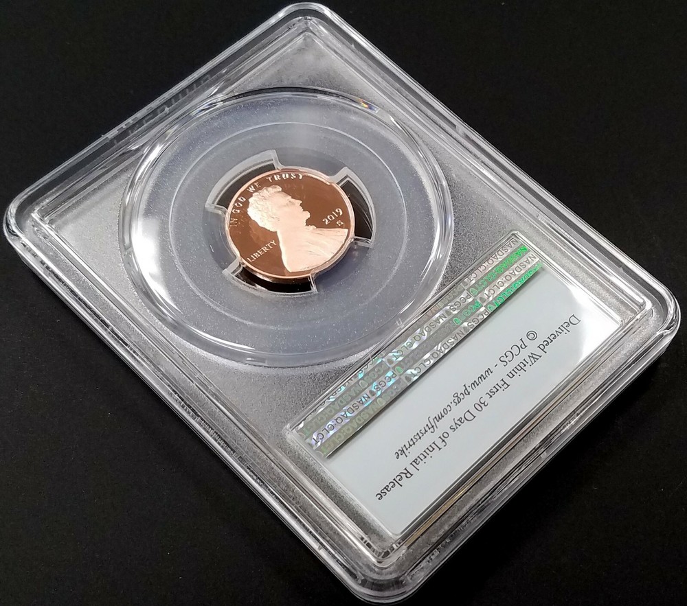 2019 S Proof Lincoln Cent certified First Strike, PR 70 RD DCAM by PCGS!