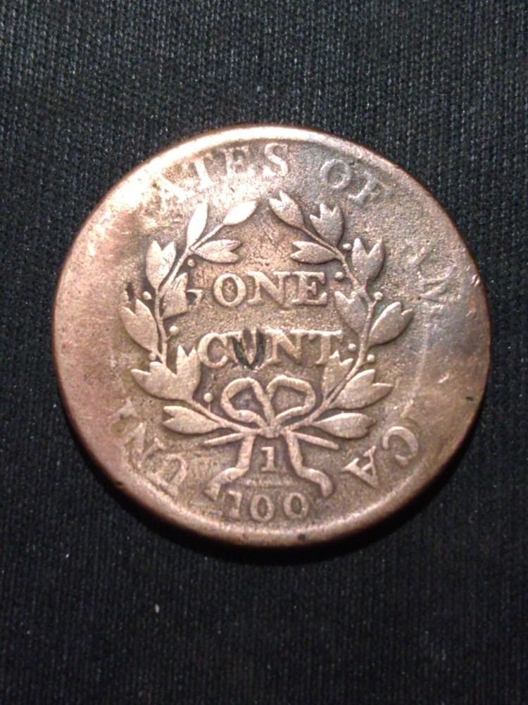 1803 US Draped Bust Large Cent Rev. Rotation Error FREE2Ship w/TRACKING! (2476)