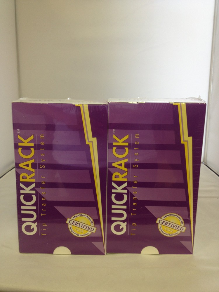 QuickRack Tip Transfer System (2 Pack) 96 1.2mL Tip System SEALED