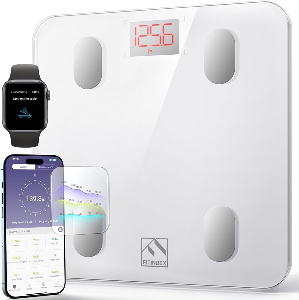 Smart Scale for Accurate Body Composition - 400lb Capacity, FSA Eligible