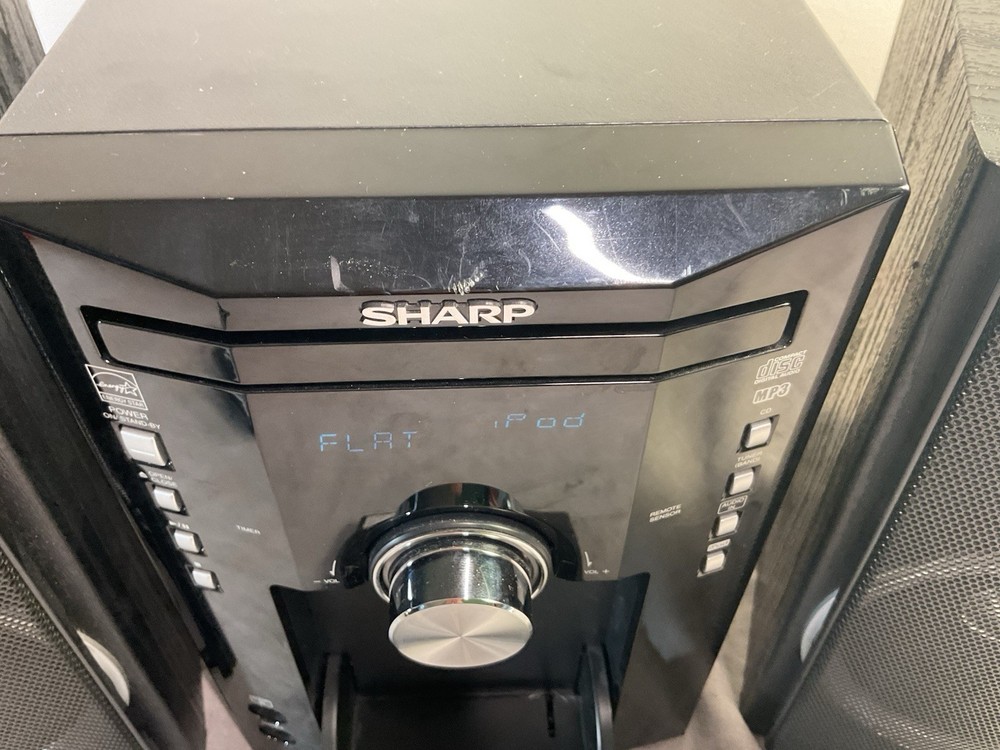 Sharp XL-DK257N Micro Component System iPod Dock with Remote - Tested