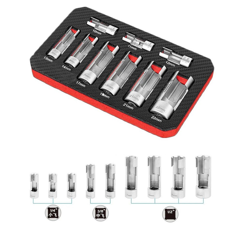 1SET Special Socket Set for Coolant and Wired Temperature Sensors Tool