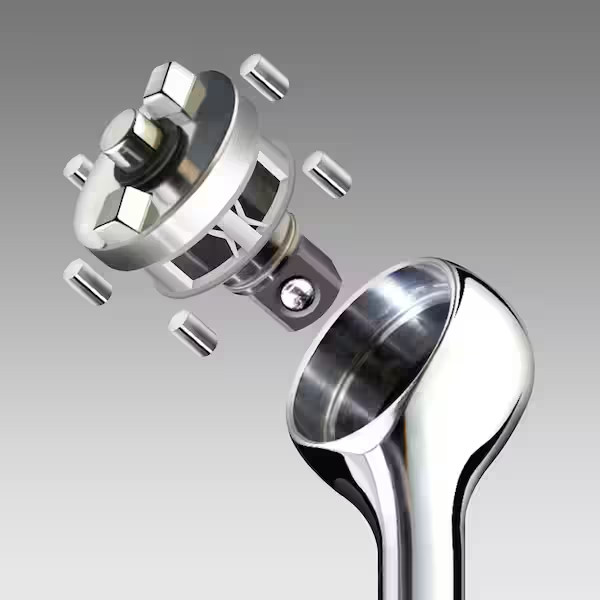 Zero Degree 3/8 in. Drive Gearless Ratchet with Socket Quick Release