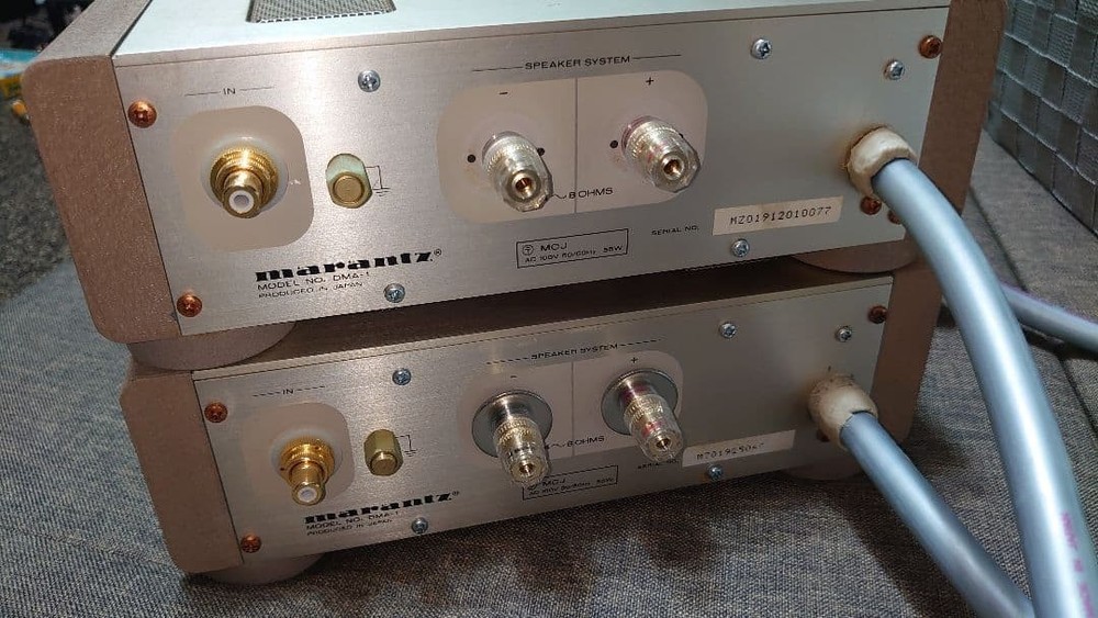 Marantz DMA-1 Mono Amplifier 2-Unit Set Parallel Push-Pull Serviced Working