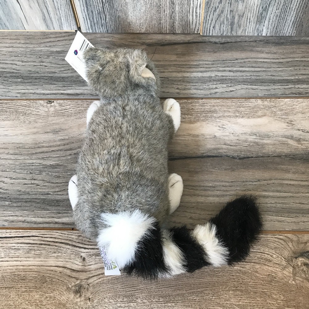 Vintage 2002 Zoona Ringtail Cat Plush With Tags! EXCELLENT! 9”