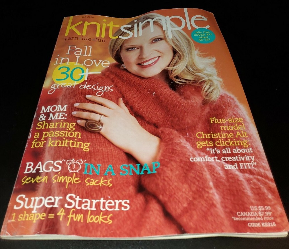 CF1 KNIT SIMPLE MAGAZINE, FALL 2008