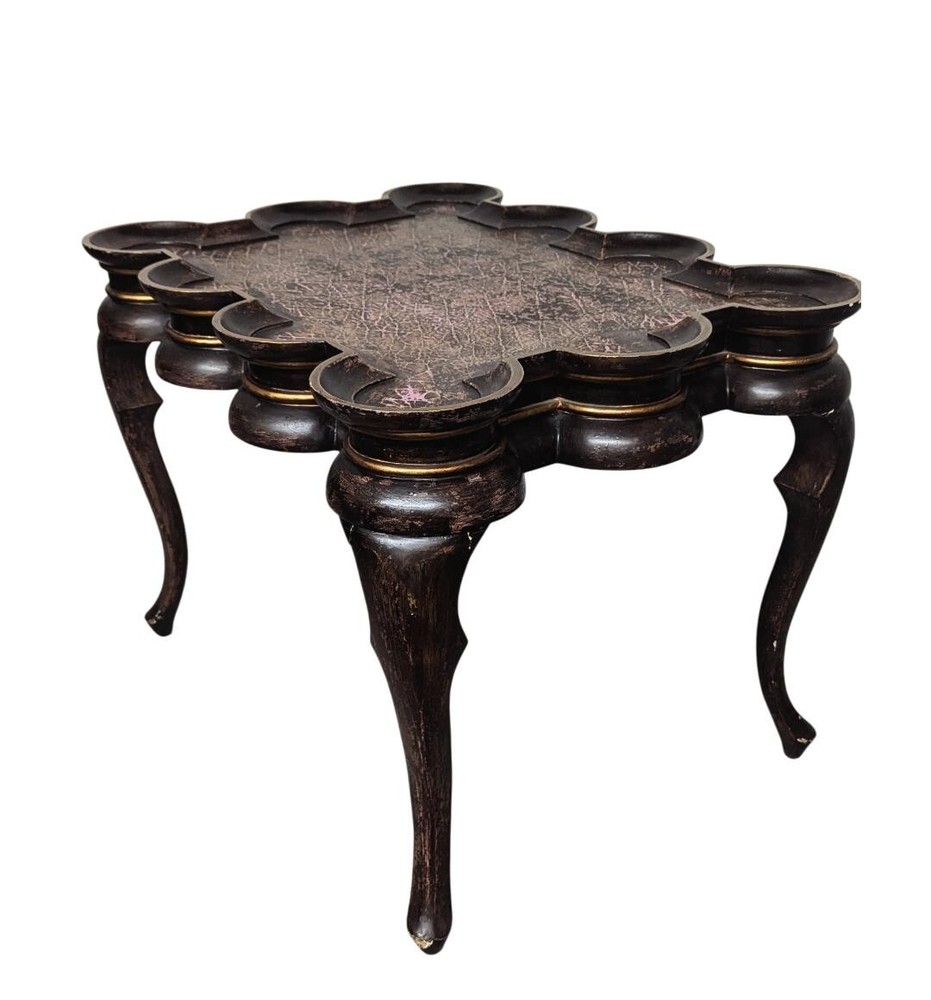 Scalloped Coffee Table Or Cocktail Table