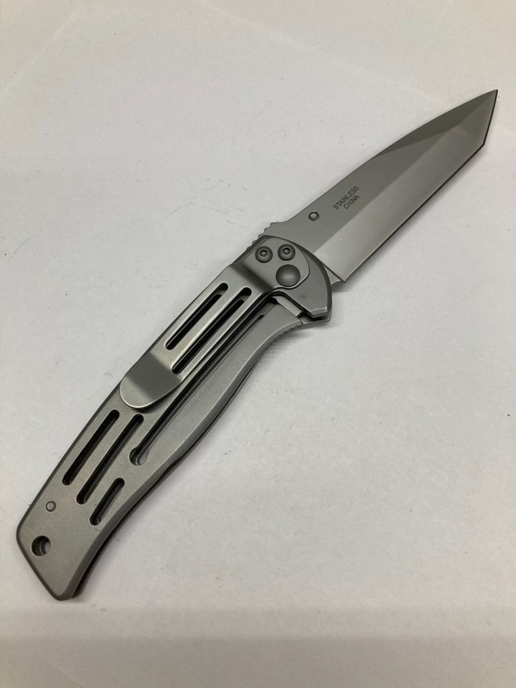 Maple Tactical Folder, Plain Tanto Point, Gray C-2013
