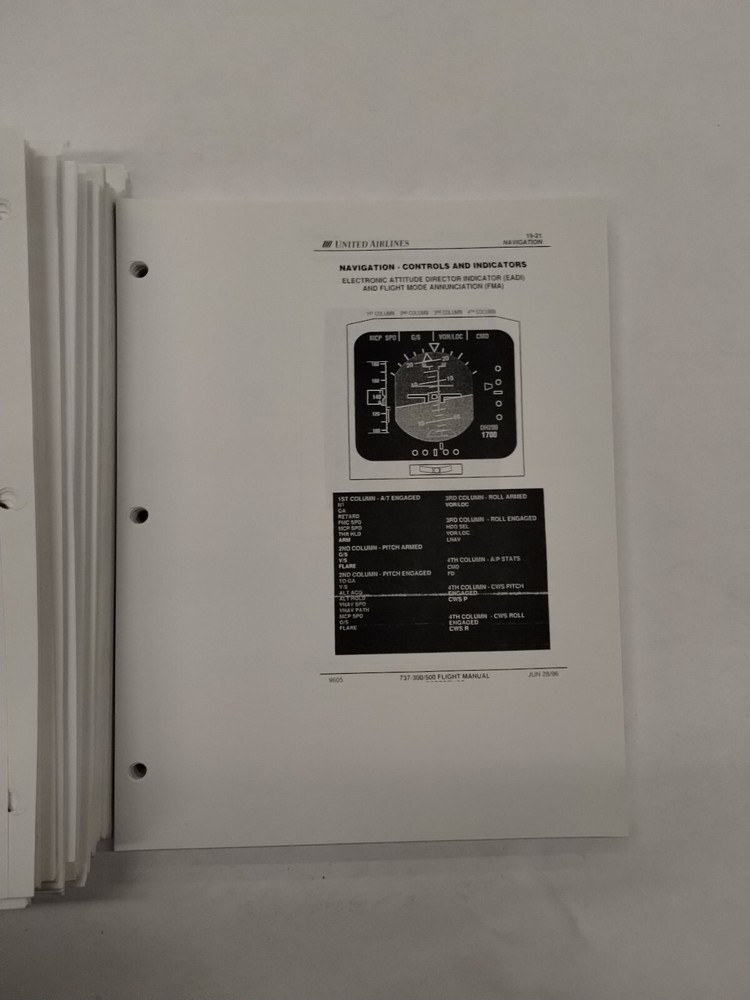 Continental 737-300 Flight Manual 1990-Copy