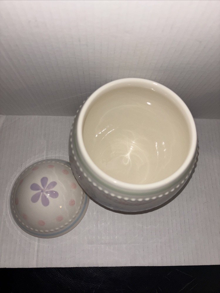 ONEIDA/LENOX Easter Stoneware Bunny Platter/Dish And Cookie Jar