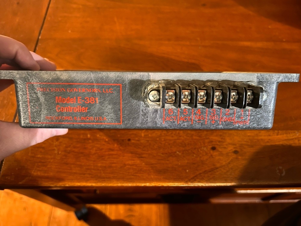 Precision Governors LLC. Model E-381 Controller