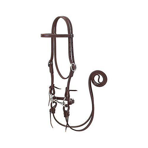 Weaver Leather Weaver Working Tack Pony Ring Snaffle Bridle