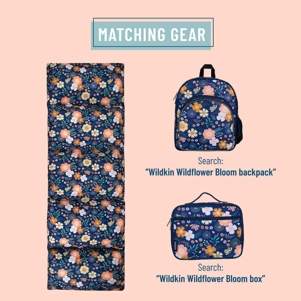 Wildkin Kids Microfiber Pillow Lounger (Wildflower Bloom)