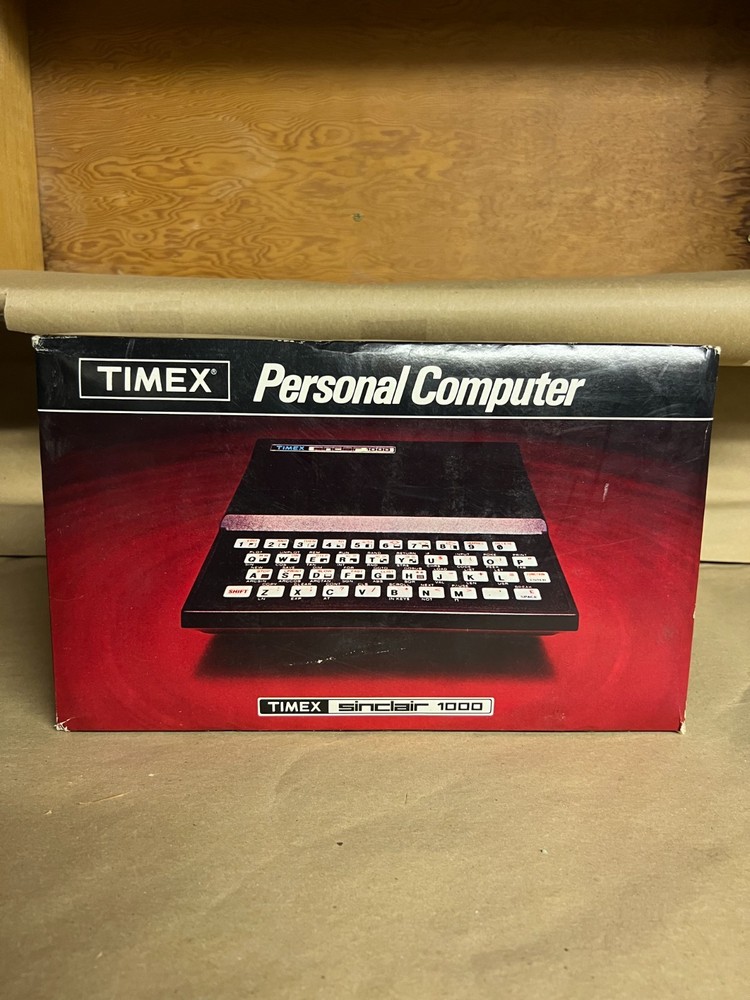 Timex Sinclair 1000 Vintage Personal Computer w Box and Manual Untested