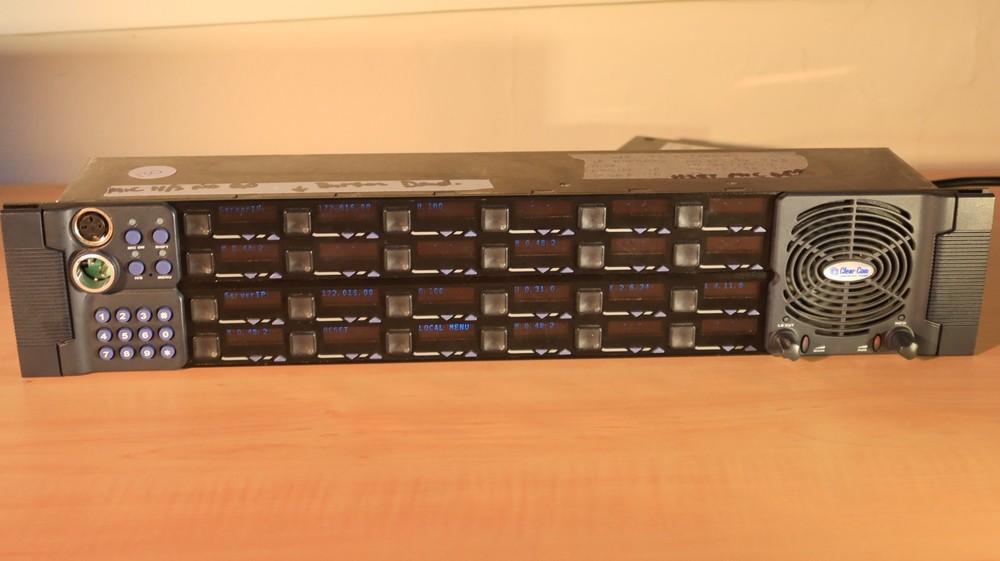 Clear-Com V-Series 24 Button Intercom Panel (V24P4) NEEDS REPAIR