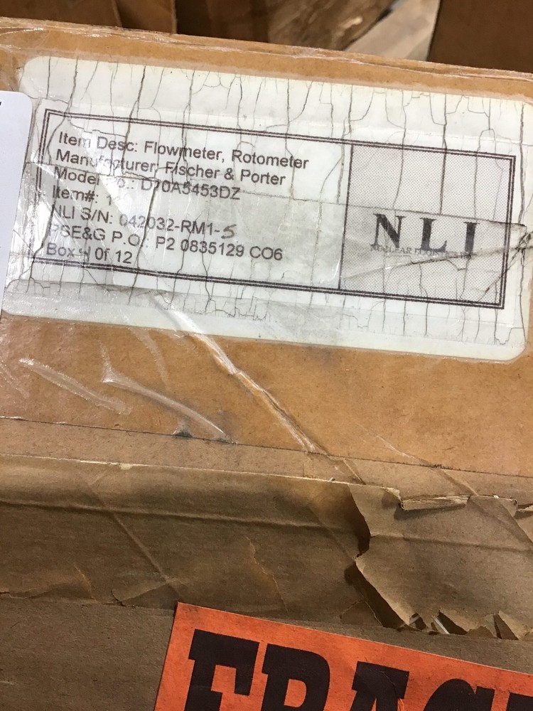 Fischer Porter D10A5453DZ Flowmeter Rotometer