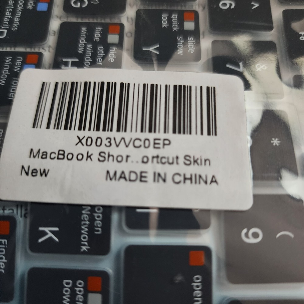 Imcomor Ultra Thin Keyboard Cover Skin For MacBook