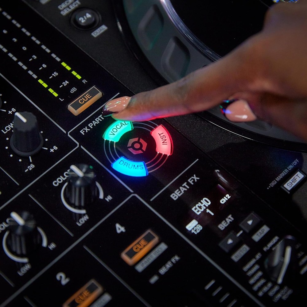 NEW Pioneer DJ DDJ-FLX10 4-Channel Controller 4-deck Controller, 2 x 8 Jogwheels