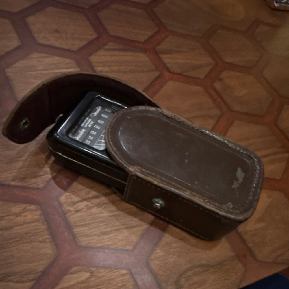 Weston Master 715 Universal Analog Exposure Meter for Camera with Case