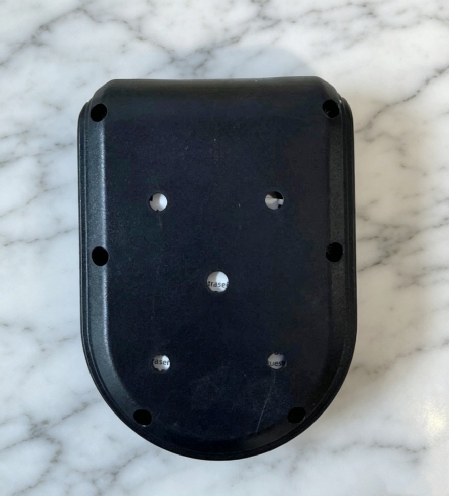 Black ABS wall mounted key box with 4-digit variable password for key storage