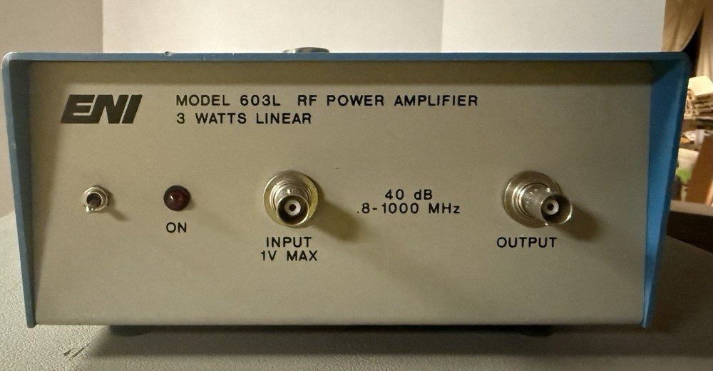 ENI 603L RF Power Amplifier 40dB 1GHz READ