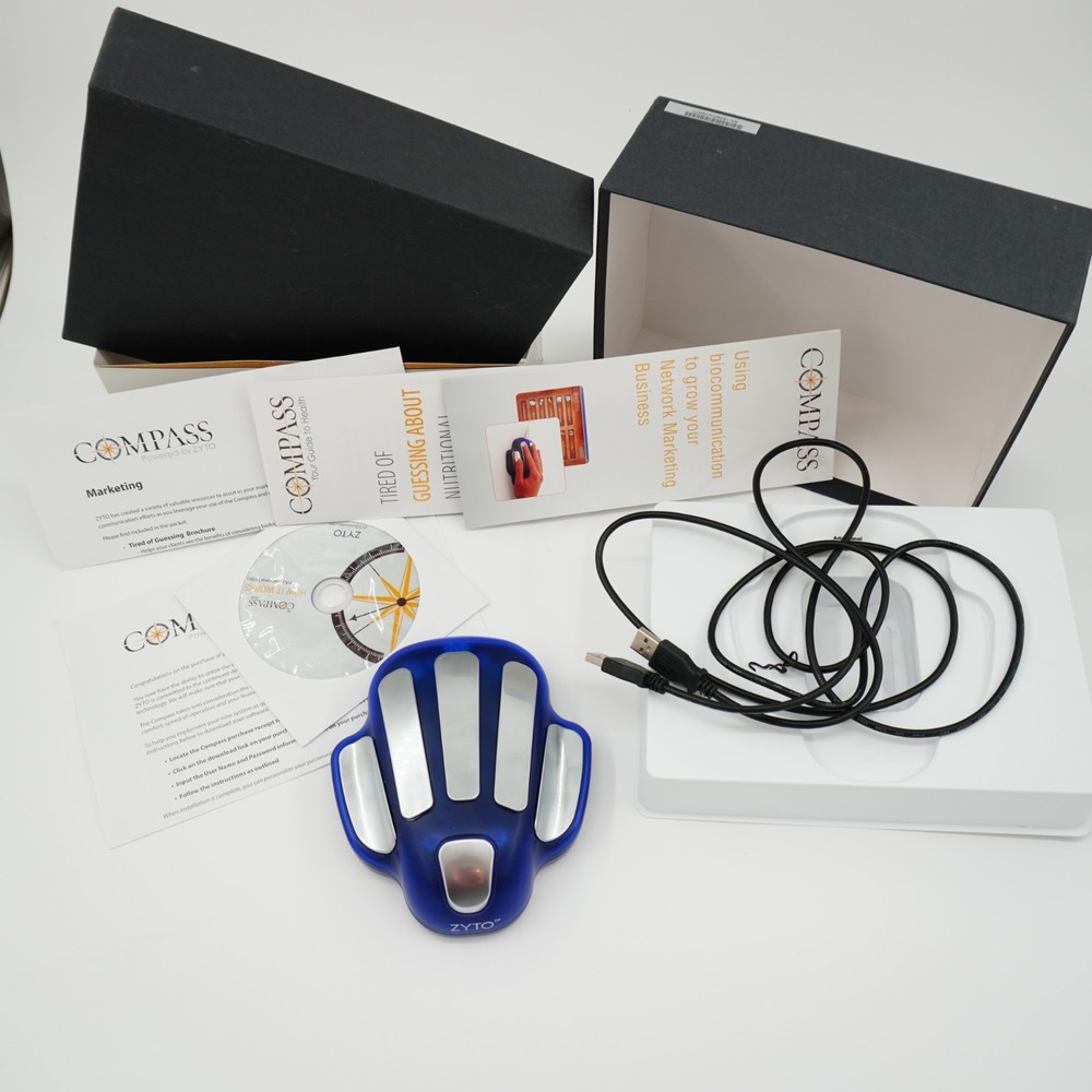 Zyto Scan hand cradle Compass
