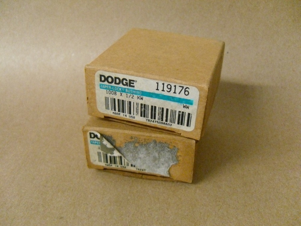 (Qty 2) DODGE 1008 X 1/2 KW BUSHING MISSING HARDWARE