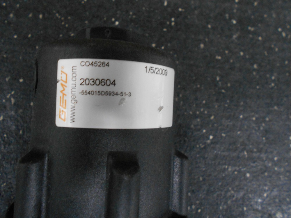 GEMU 2030604 DIAPHRAGM VALVE 1/2"