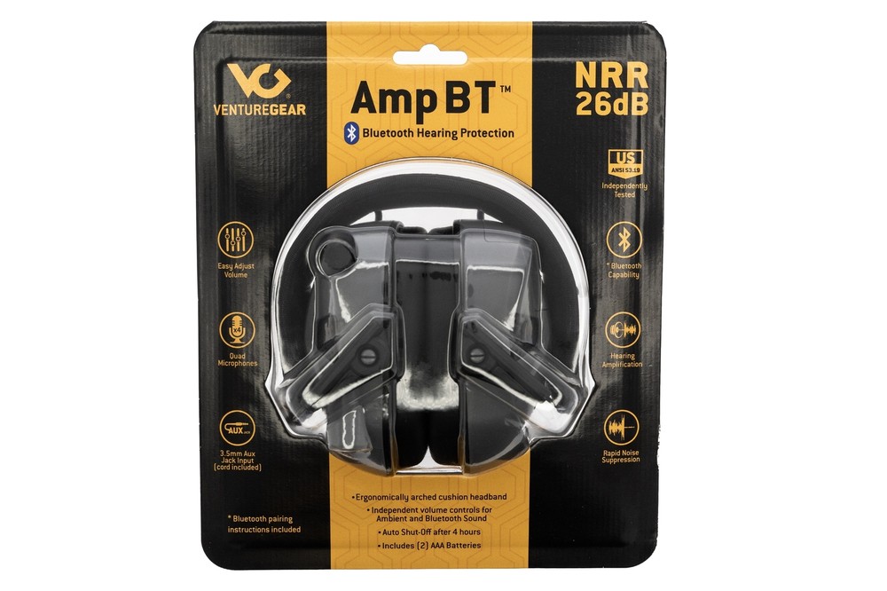 Pyramex AmpBT Electronic Bluetooth Earmuff Urban Gray