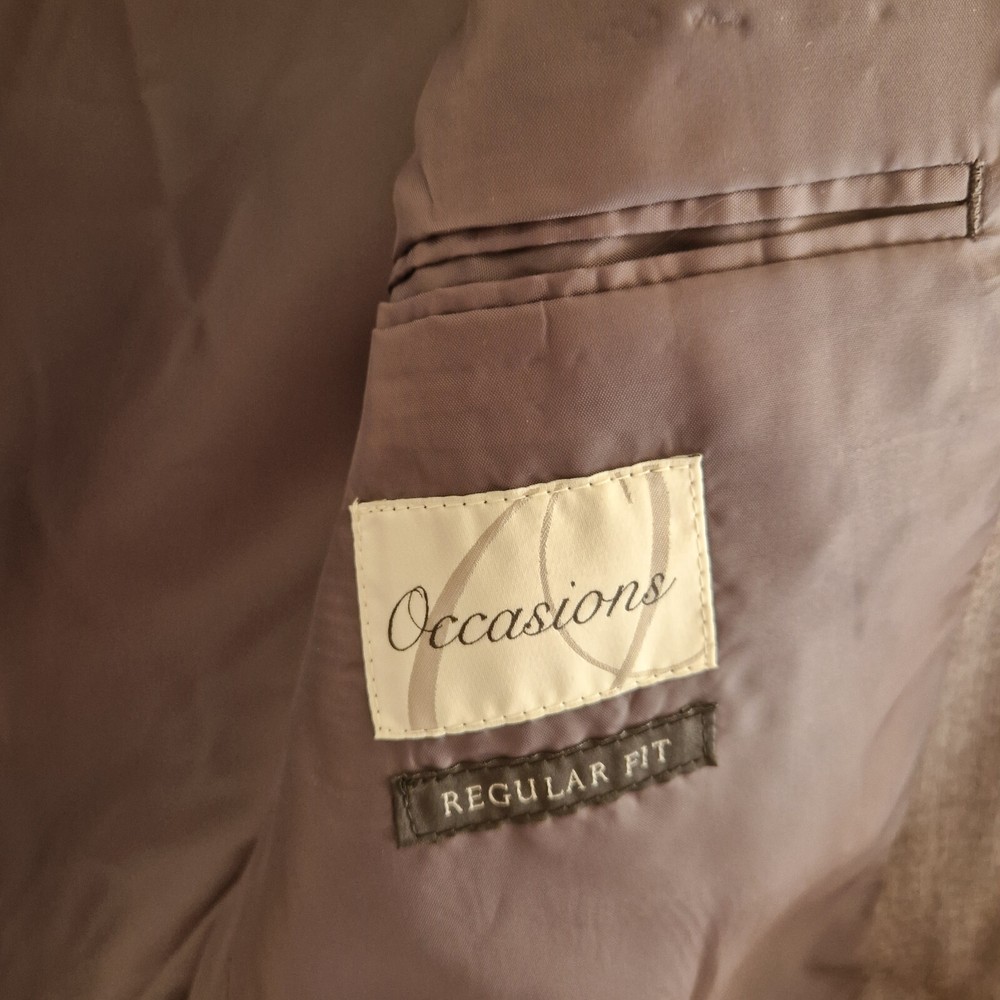Occasions Suit Jacket, Grey Size 40 X Long BNWT