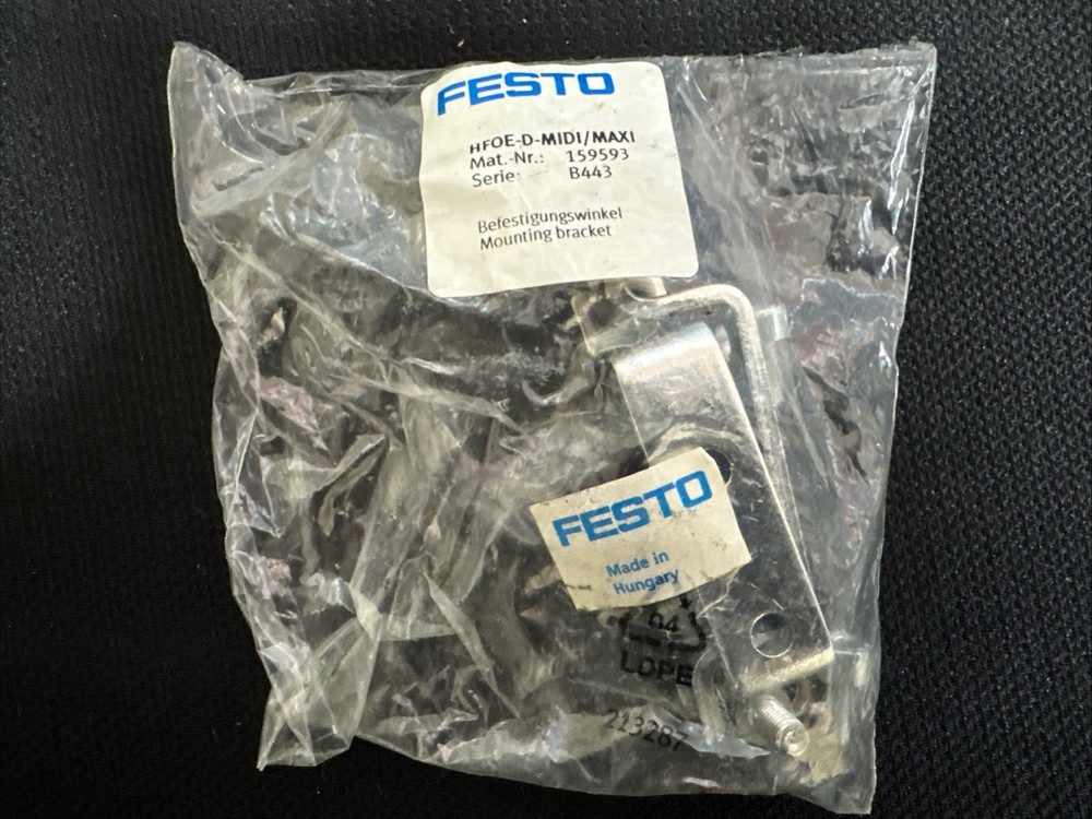 159593 FESTO WALL MOUNTING BRACKET HFOE-D-MIDI/MAXI