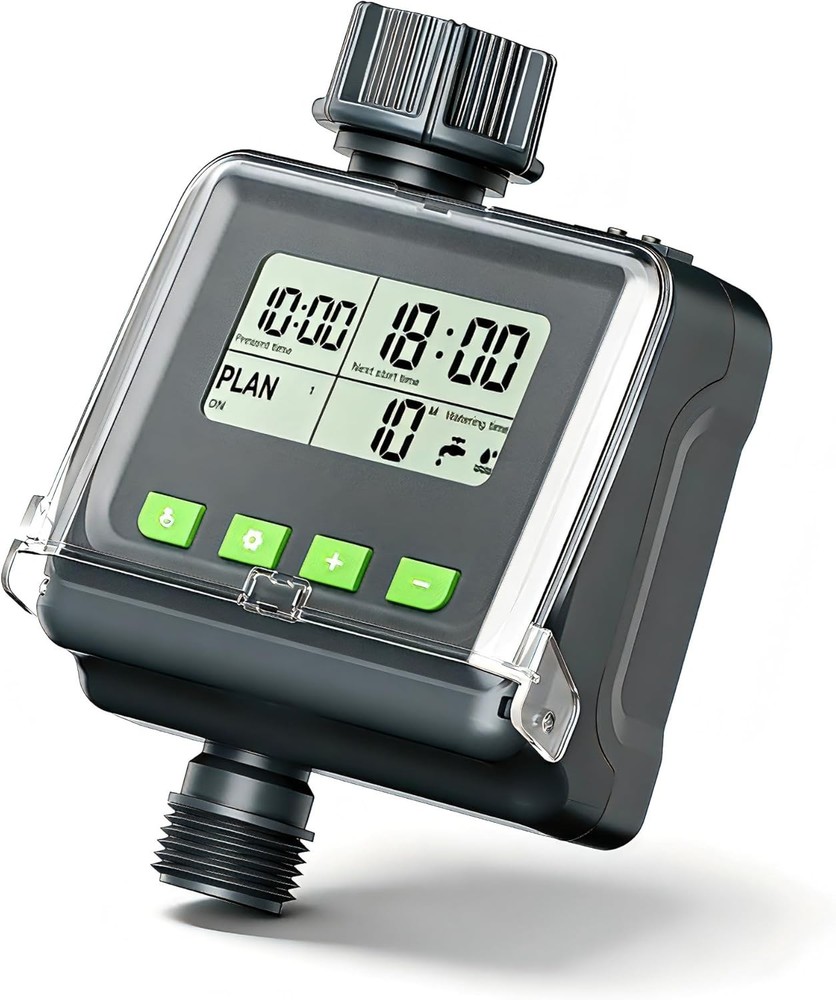 Sprinkler Timer for Garden Hose, Programmable Watering Timer with Rain Delay, Ou