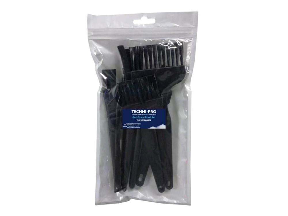 Techni-Pro TNP100080SET - Brush Set, Anti-Static, ESD-Safe, 8 Pcs.