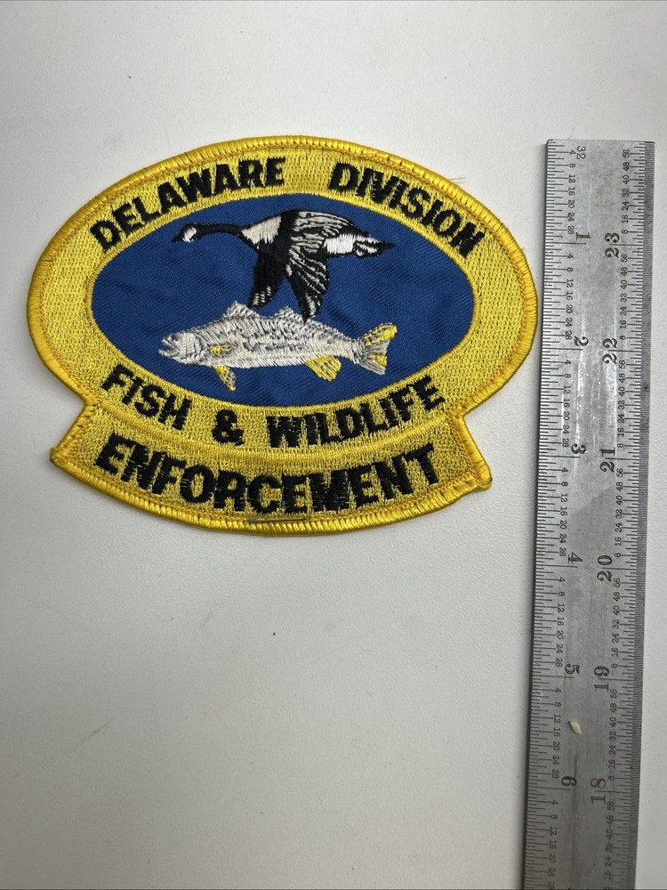 Vintage, obsolete Delaware Fish & Wildlife Enforcement uniform patch
