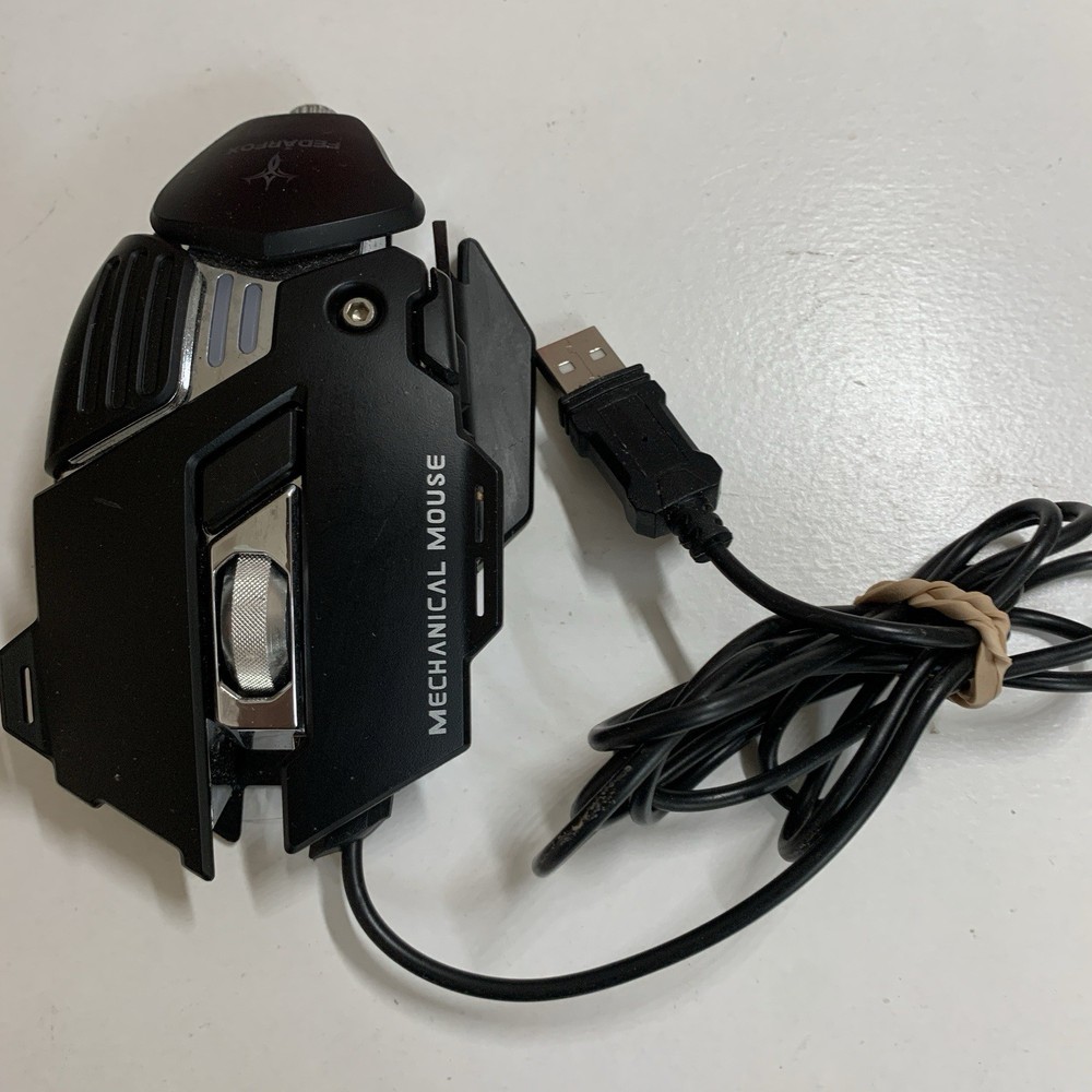 FEDARFOX Gaming Mouse FDX-GM002 Mechanical Wired Tested Working