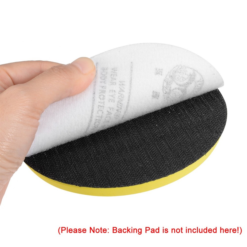 5-Inch Hook and Loop Sanding Disc 400 Grits Flocking Sandpaper 50Pcs