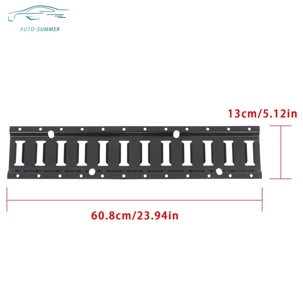 Durable 8 Pack 2' E Track Tie Down Rail Syste Portable Multi Purpose Black New