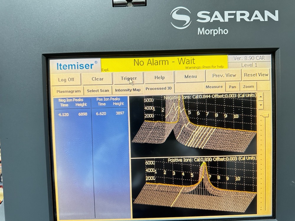SAFRAN MORPHO ITEMISER DX Drug & Explosive Trace Detector Bundle + ROLLING CASE