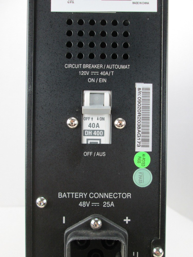 Liebert Battery Pack Model No. GXT2-48VBATT 48Vdc Type 7.2A 12V UPS SKU C